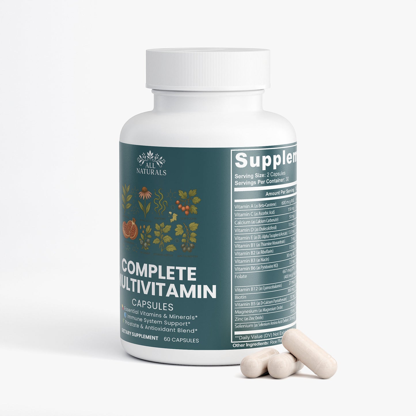 Complete Multivitamin - Total Daily Nutrition & Wellness Support