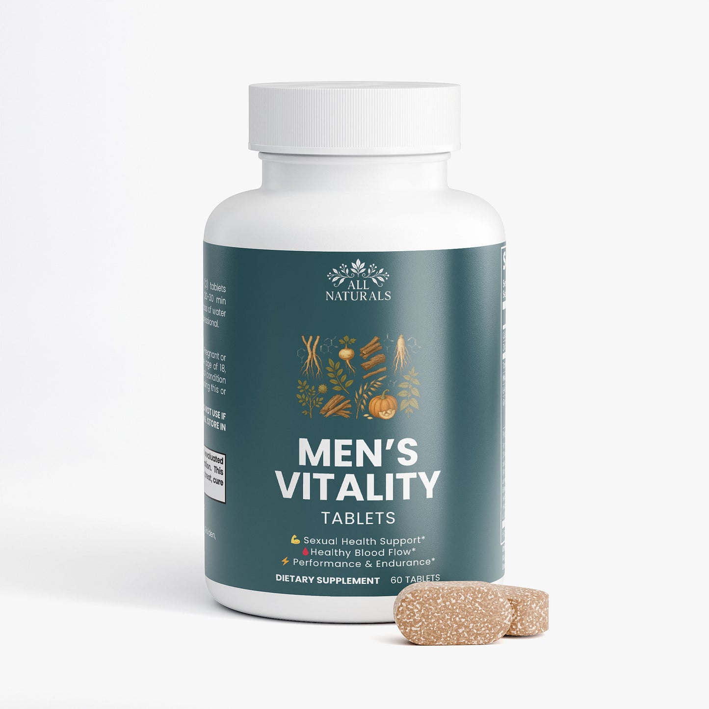 Men's Vitality - Complete Male Health, Energy & Performance Formula