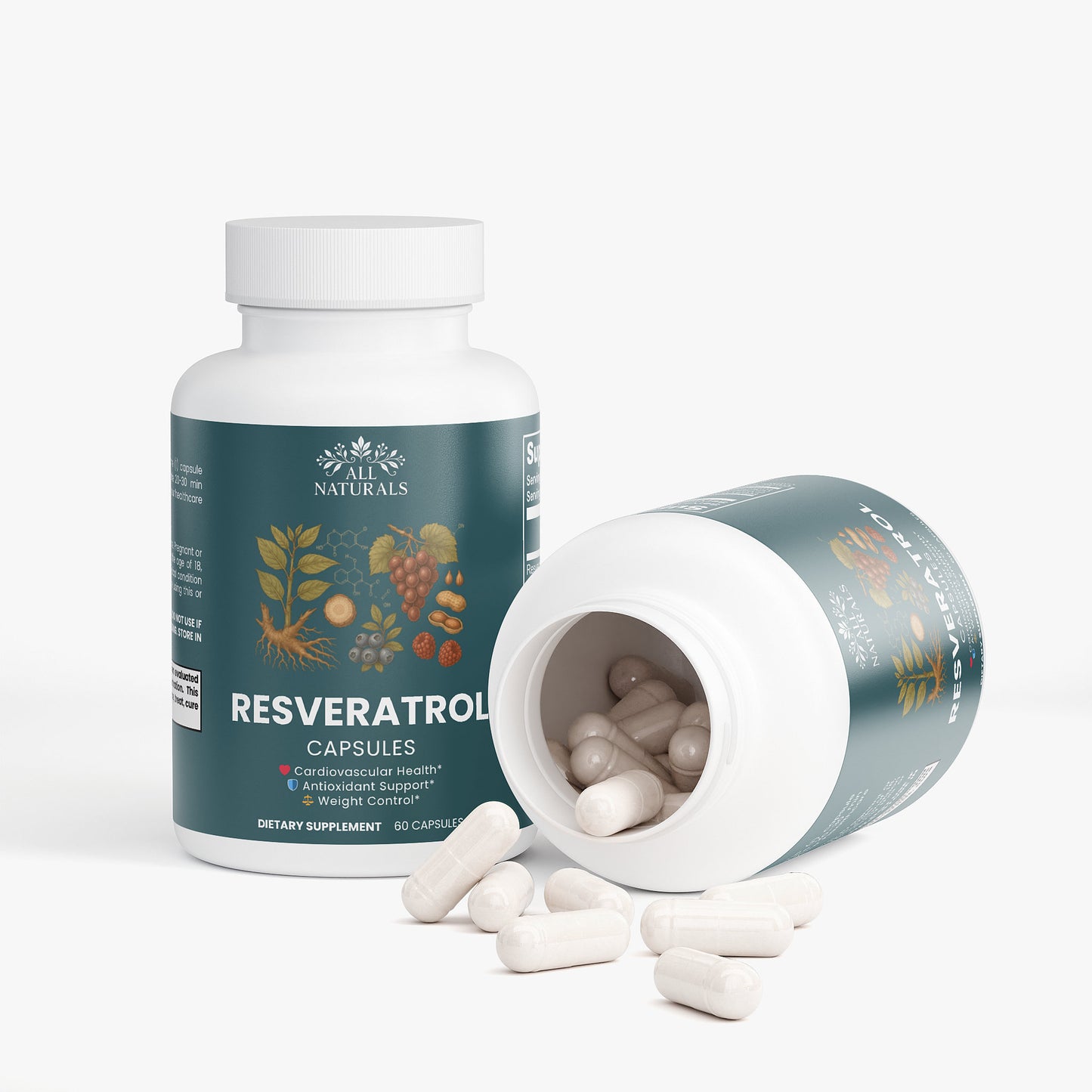 Resveratrol 50% 600mg - Anti-Aging & Longevity Support