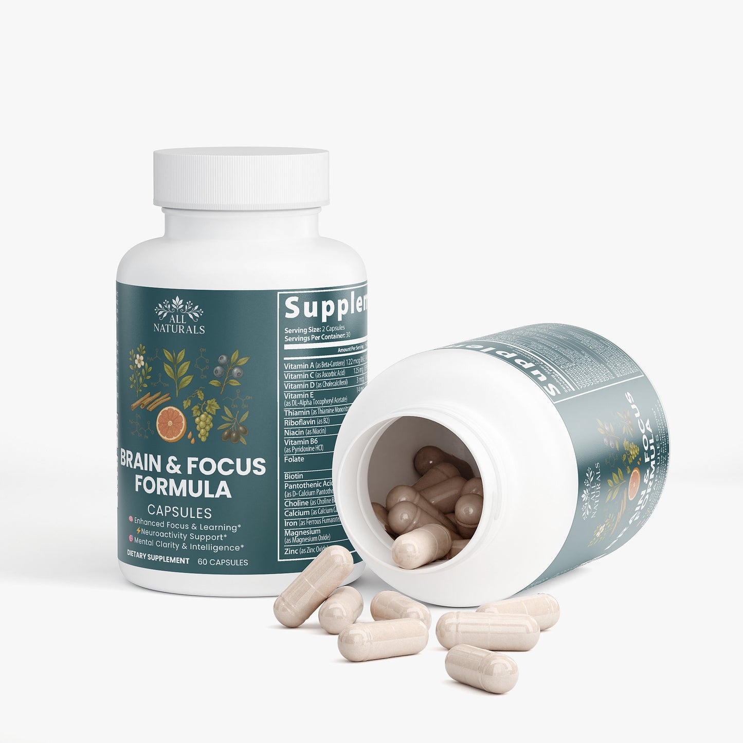 Brain & Focus Formula - Memory, Clarity & Cognitive Performance