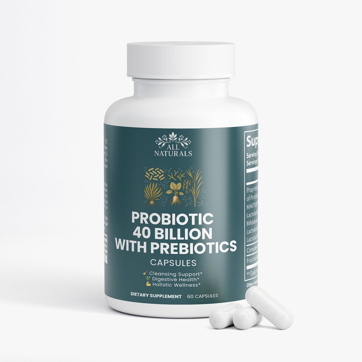 Probiotic 40 Billion with Prebiotics - Ultimate Gut Health Formula