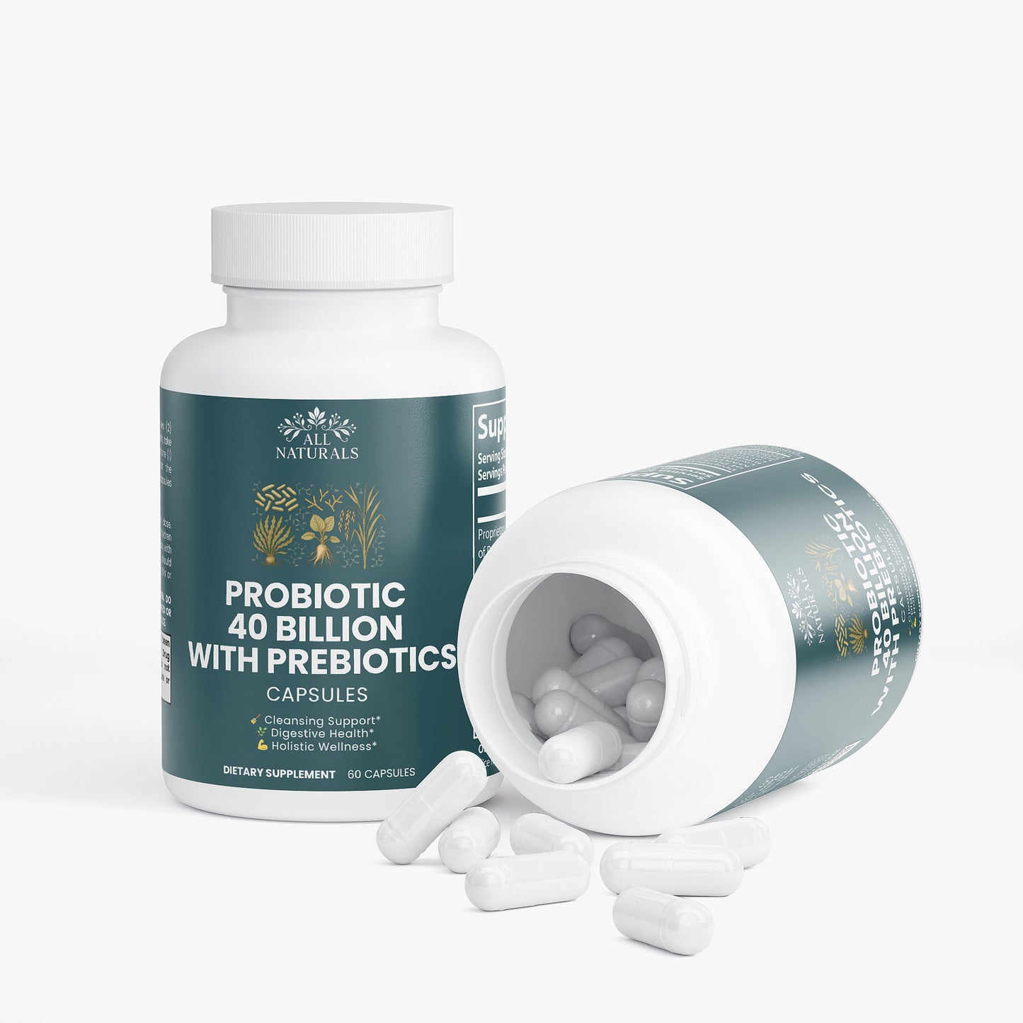 Probiotic 40 Billion with Prebiotics - Ultimate Gut Health Formula