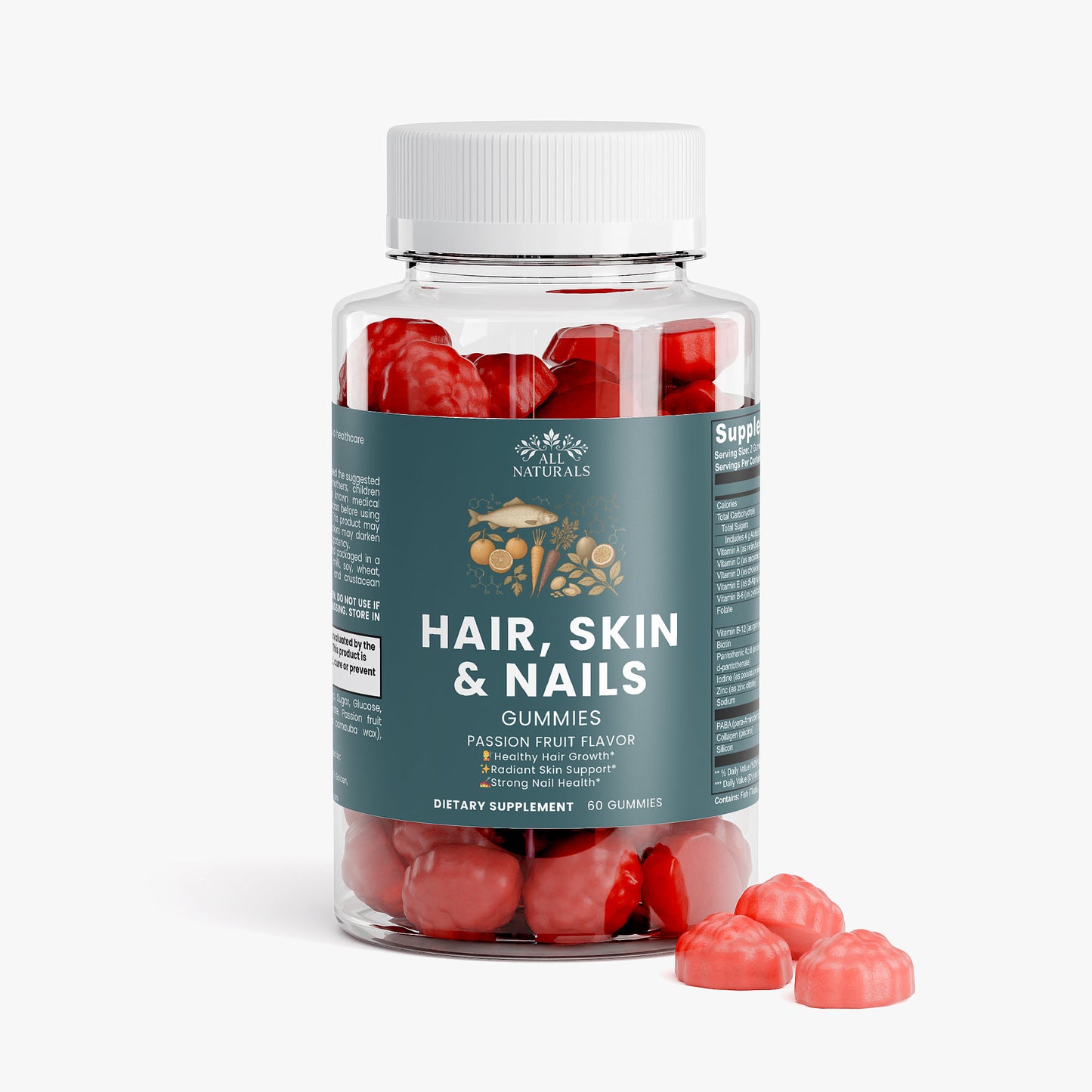 Hair, Skin & Nails Gummies - Beauty from Within Formula