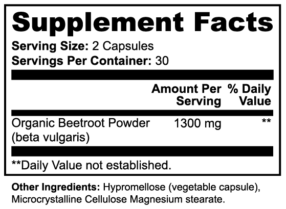 Beetroot - Natural Nitric Oxide & Performance Booster