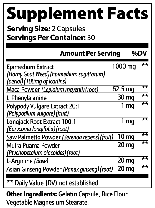 Horny Goat Weed Blend - Natural Libido & Performance Support