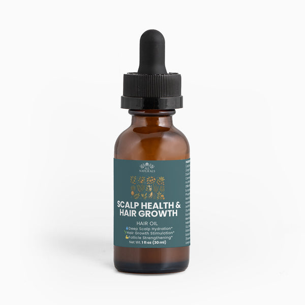 Scalp Hair Oil - Castor Rosemary Peppermint Blend | 2oz Natural Oils