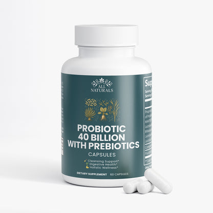 Probiotic 40 Billion with Prebiotics - Ultimate Gut Health Formula
