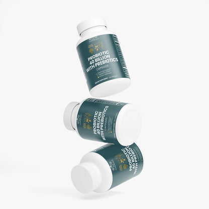 Probiotic 40 Billion with Prebiotics - Ultimate Gut Health Formula