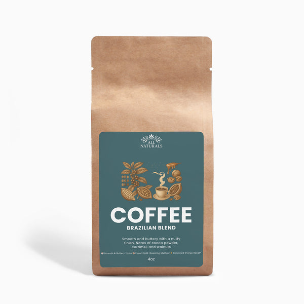 Brazilian Blend Coffee 4oz - Smooth Medium Roast with Chocolatey Notes