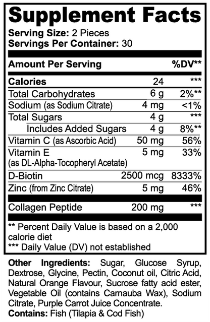 Collagen Gummies Adult - Delicious Beauty & Joint Support