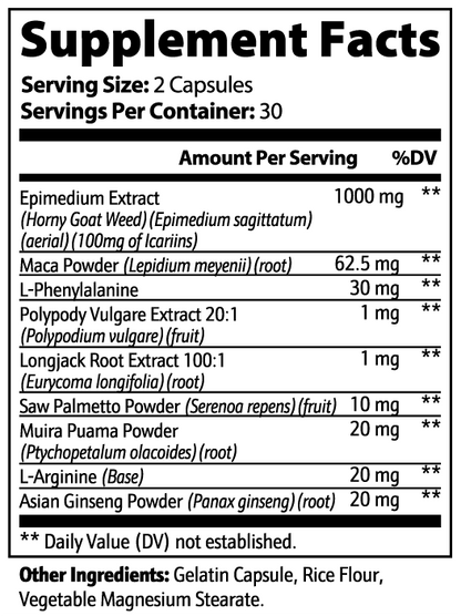 Horny Goat Weed Blend - Natural Libido & Performance Support