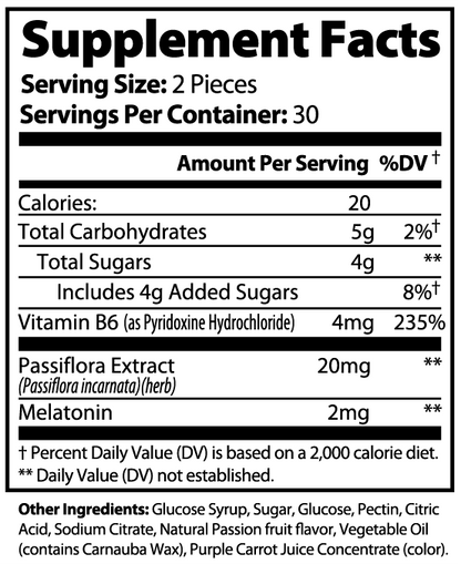 Sleep Well Gummies Adult - Natural Sleep Aid for Deep Rest